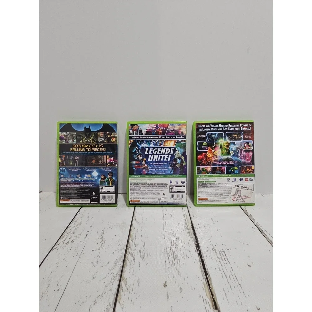 Xbox 360 Lego Batman 1 2 and 3 series